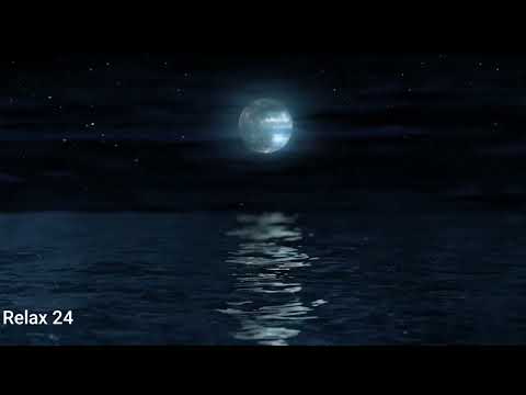 Fall Asleep On A Full Moon Night With Calming Wave Sounds