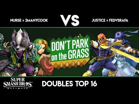Don't Park on the Grass 2018 - Nurse + 2ManyCooks vs Justice + FedVsRafa - Ultimate Doubles Top 16