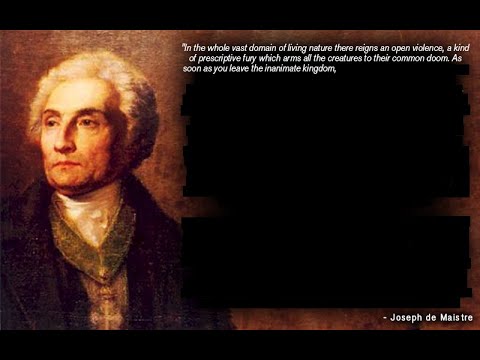 Violence is the only universal course of nature