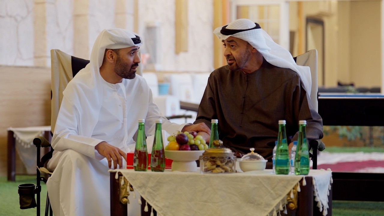 UAE President visits Hamad Saeed Al Balushi