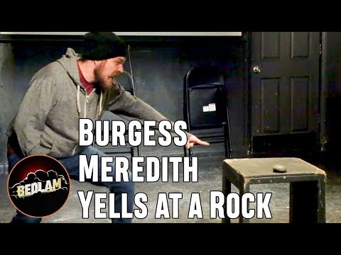 Burgess Meredith Yells at A Rock for 30 Seconds