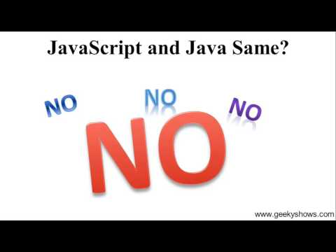 JavaScript and Java Same Hindi