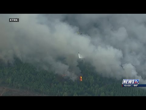 Firefighters responding to large fire in Walker County, some evacuations recommended