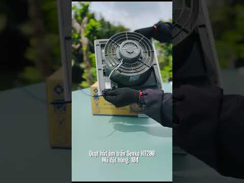 Quạt hút âm trần Senko HT200 35W 1 chiều màu trắng