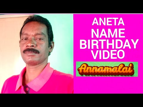 Aneta Name Happy Birthday to you Video Song Happy Birthday Song with names