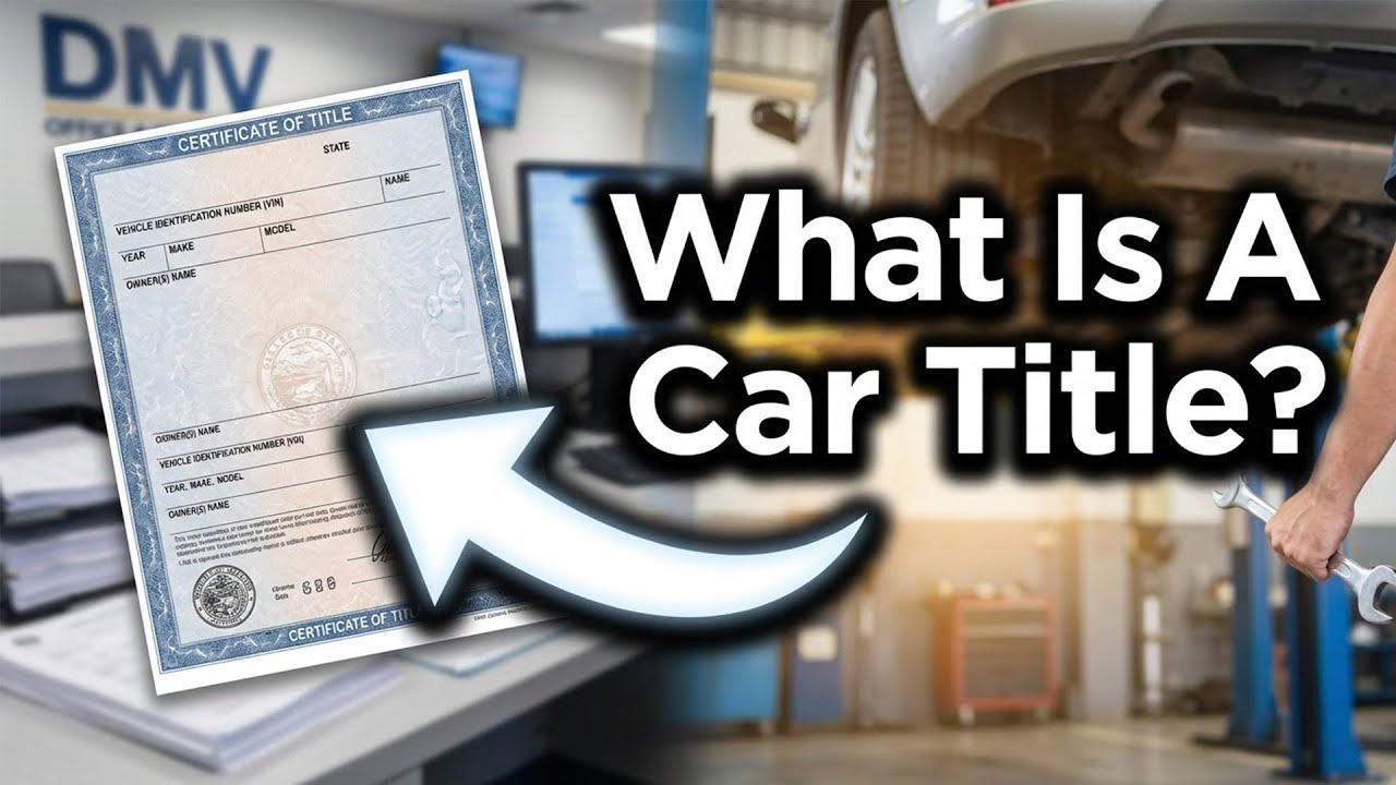 What Is A Car Title - Difference Between Title And Registration