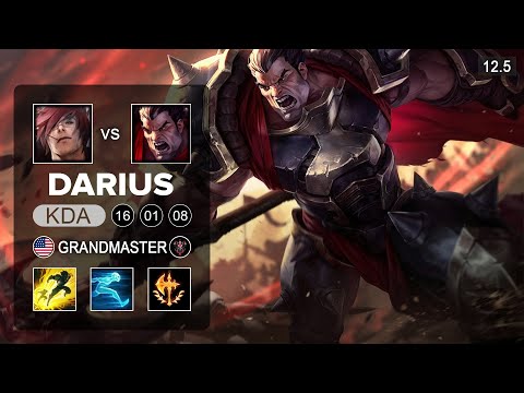 Darius Top vs Sett - NA Grandmaster - Season 12 Patch 12.5