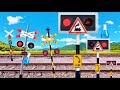 Railroad Crossing That Changes Size By A Potion