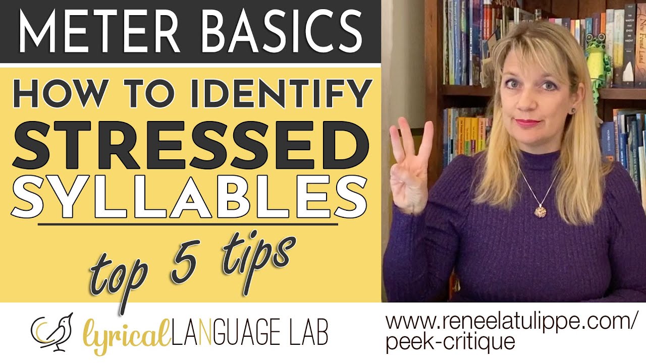 Top 5 Tips: How to Identify Stressed Syllables in English Words | Writing Rhyme & Meter for Children