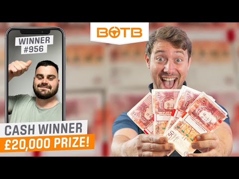 Carpenter Wins Life-Changing Amount of Money Online – £20,000 CASH – BOTB Lifestyle Winner!