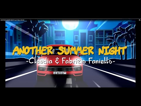 Claudia & Fabrizio Faniello - Another Summer Night 2K21 (Official Lyric Video)