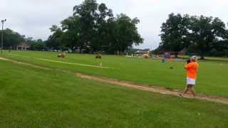 preview picture of video 'Tragic lawnmower race accident 2013'