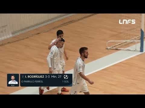 Gol Iago Rodríguez (3-3) O Parrulo Ferrol - Jaén Paraiso Interior. J6, 1Div. LNFS