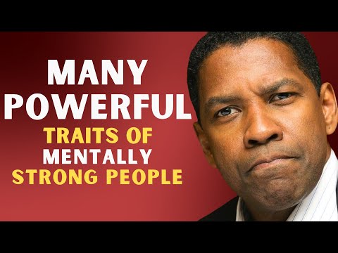 Many Powerful Traits of Mentally Strong People | Wisdom from Denzel Washington