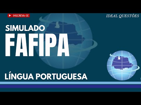SIMULADO COM QUESTÕES DE LÍNGUA PORTUGUESA PARA CONCURSO PÚBLICO | BANCA FAFIPA