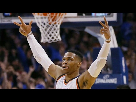 Russell Westbrook vs Knicks (15/02/2017) - 38 Pts, 14 Rb, 12 Ast, 3 Stl, 13-22 FGM, 3-5 Threes, MVP!