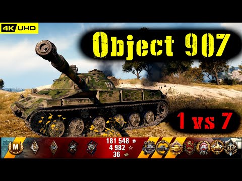 World of Tanks Object 907 Replay - 10 Kills 8.4K DMG(Patch 1.4.0)