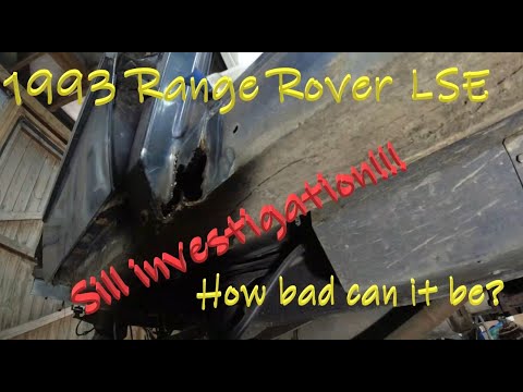 1993 Range Rover LSE episode 6 - Drivers sill and rear diff 3 bolt flange - profanity warnings