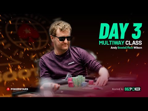 2025 WCOOP #pokerstars Bootcamp Day 3, Multiway FREE Coaching with Andy Wilson (BowieEffect)