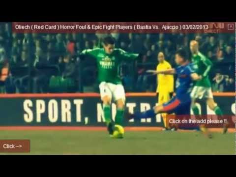 Valentin Eysseric (Red Card ) Horror Foul On Jérémy Clément ( St Etienne Vs Nice) 03/02/2013