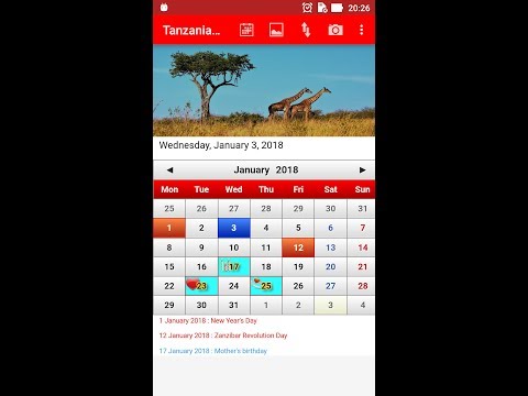 Tanzania Calendar 2024 Video