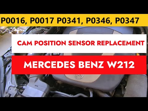 Mercedes Benz Cam Position Sensor and Magnetic Adjuster Replacement - W212 E-Class