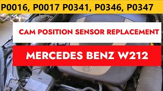 Mercedes Benz Cam Position Sensor and Magnetic Adjuster Replacement - W212 E-Class