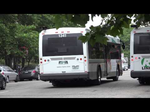 RIPTA GILLIG BRT BUS 1341 ON THE 31 TO PARKADE IN PROVIDENCE RI