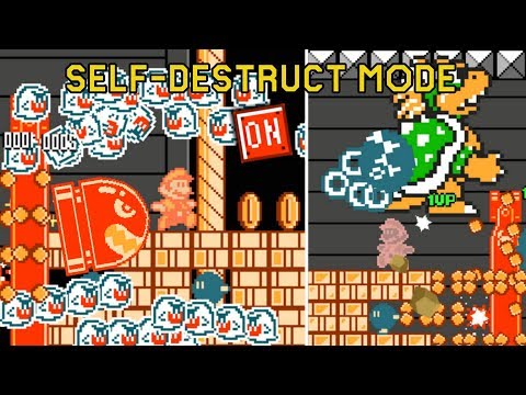Super Mario Maker 2 - A Brilliant SELF-DESTRUCT Level
