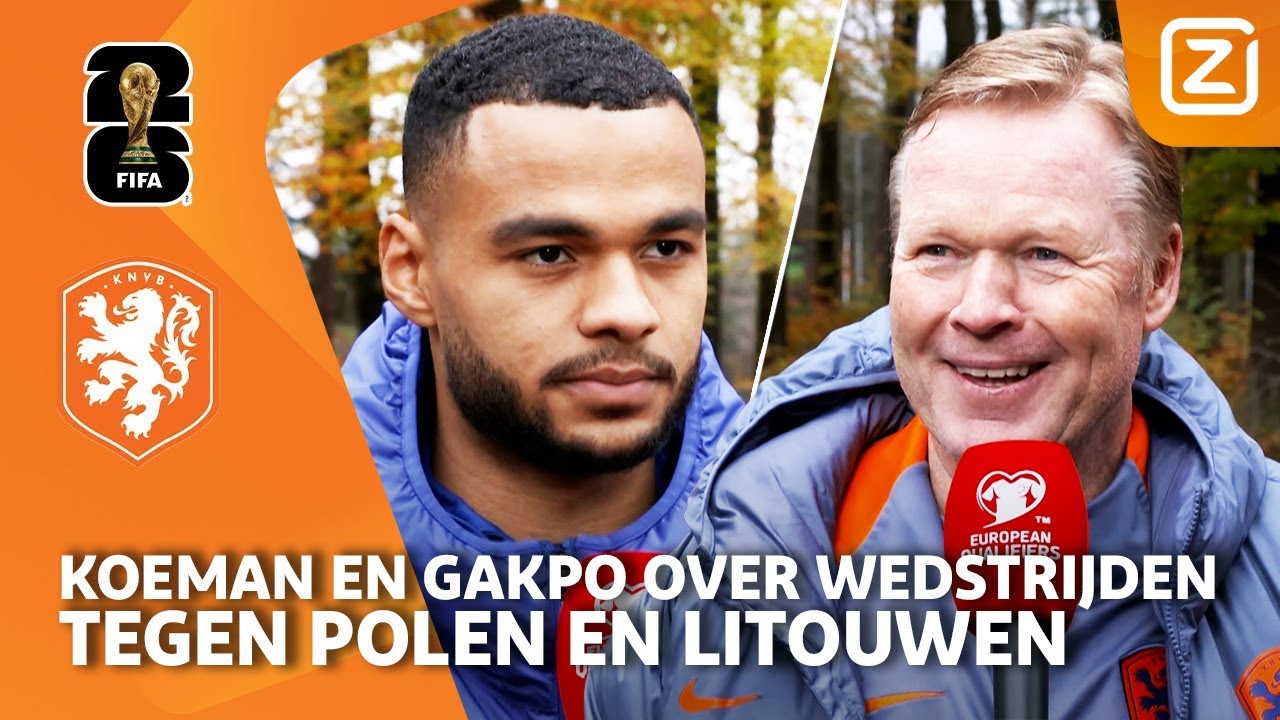 Koeman: "Absurd dat je een goal incasseert tegen Polen" 😬 | Interview met  Gakpo & Koeman