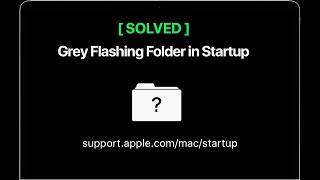How to Fix Flashing Folder With Question Mark on Macbook Startup