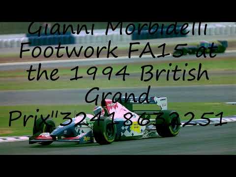 How to pronounce Gianni Morbidelli  Footwork FA15 at the 1994 British Grand Prix"32418632251" in Eng