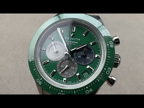 Zenith Chronomaster Sport Green (03.3119.3600/56.M3100) - Hands-On Review