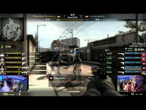 mousesports vs. PKD | EPS Winter 2014 Finale | (de_overpass) Map 1