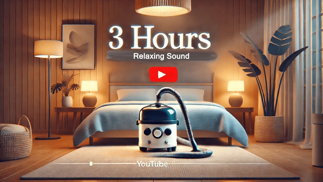 Vacuum Sounds for nice Sleep and Relaxation 🌙✨