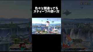 色々と間違ってるスティーブの使い方【スマブラSP】
