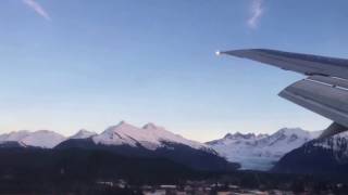preview picture of video 'Landing Runway 8 Juneau - Alaska Airlines'