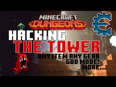 Just Gaming 101 - Hacking the Tower - Minecraft Dungeons How to Modify Tower Items