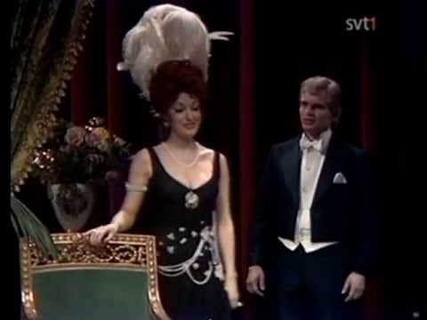 Monique Brynnel, Gosta Winbergh, Per Grunden, Bert Ake Varg,operett  Csardasfürstin, Kalman,Sweden