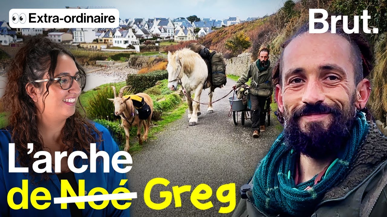 Depuis 15 mois, il marche avec ses animaux à travers la France