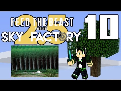 "Automatic Tree Farm!" Ep 10 Sky Factory 2.5