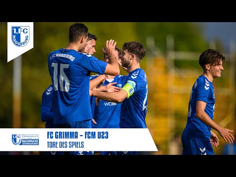 Tore des Spiels:  FC Grimma – FCM U23, Oberliga 13. Spieltag
