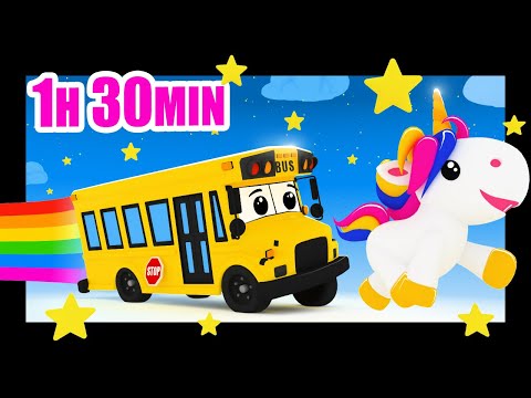 Les Roues de l'Autobus + Licornes | 1h 30min de comptines pour enfants | Titounis