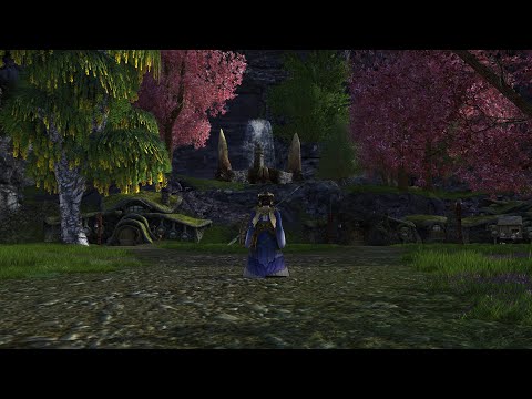 Lotro Lyndelby Housing Waterfall-House