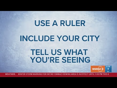 The latest on snow in Central Georgia