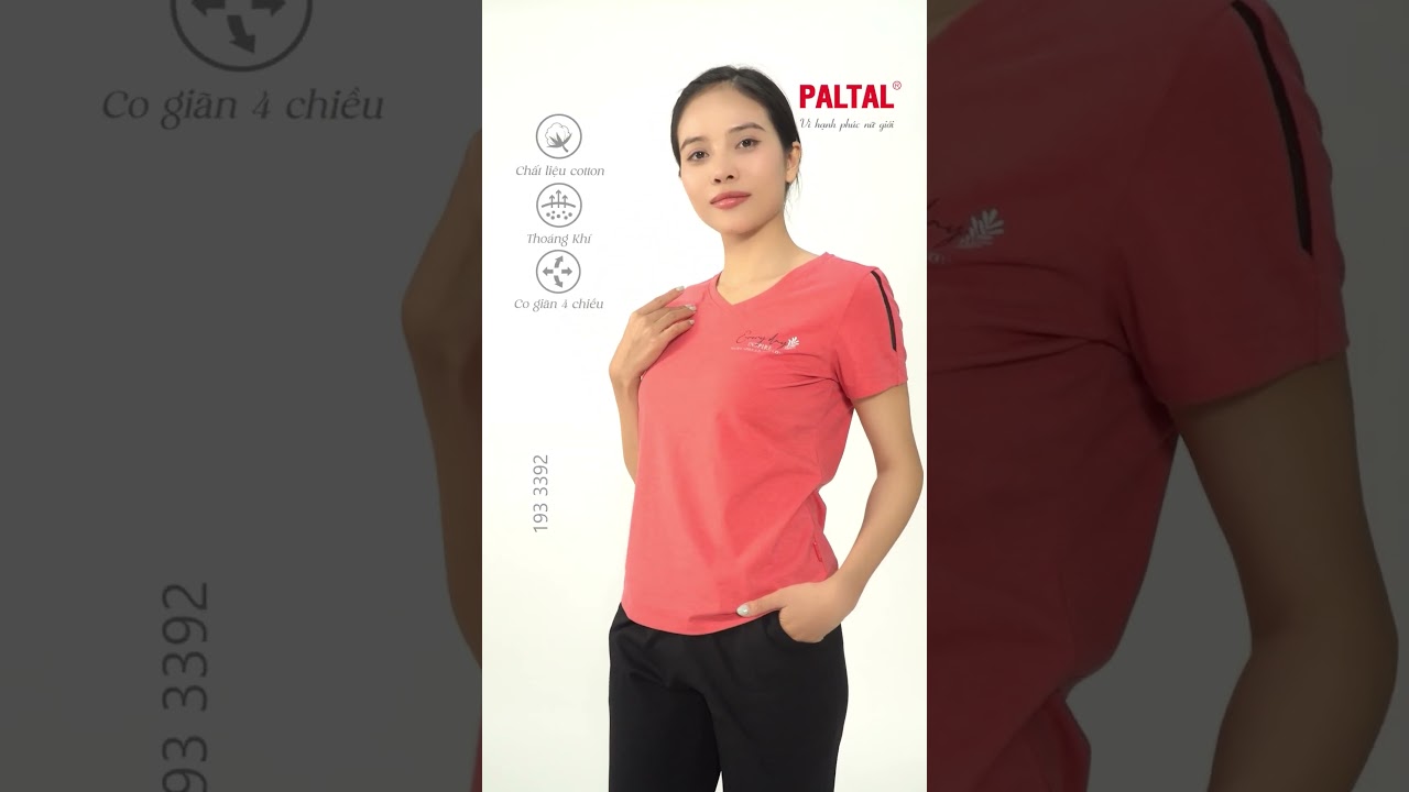 Set đồ bộ nữ kiểu quần dài tay ngắn Cổ Tim chất cotton cvc mát chất melan 193p 3392