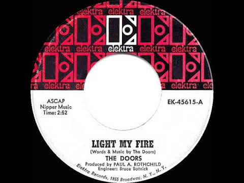 1967 HITS ARCHIVE: Light My Fire - Doors (a #1 record--mono 45 single version)