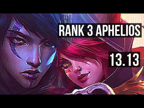 APHELIOS & Nautilus vs XAYAH & Rakan (ADC) | Rank 3 Aphelios, 3/0/8, Rank 9 | EUW Challenger | 13.13