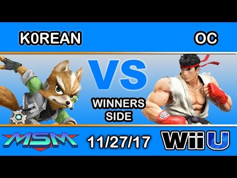 MSM 123 - GSM Brult | K0rean (Fox) Vs. OC (Ryu) Winners Side