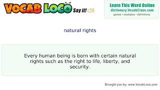 Video thumbnail for natural rights